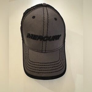 Mercury Embroidered Trucker Hat - Grey & Black